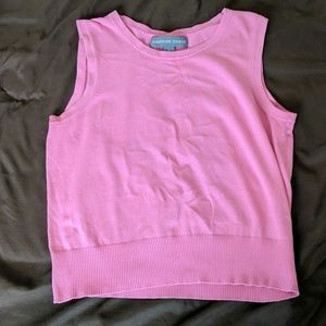 Sleeveless crop top